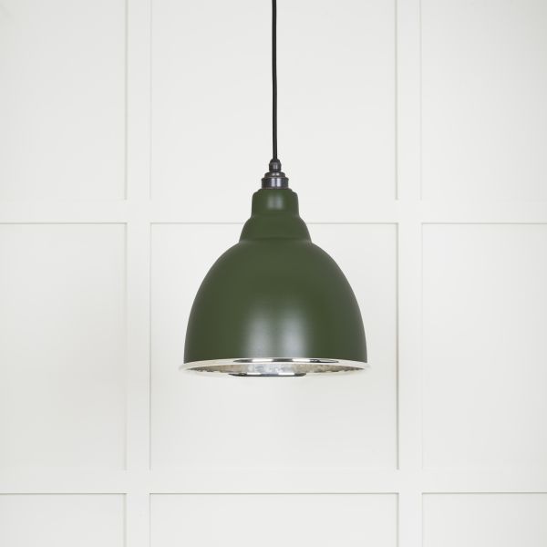 From the Anvil Hammered Nickel Brindley Pendant in Heath