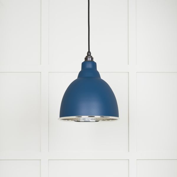 From the Anvil Hammered Nickel Brindley Pendant in Upstream