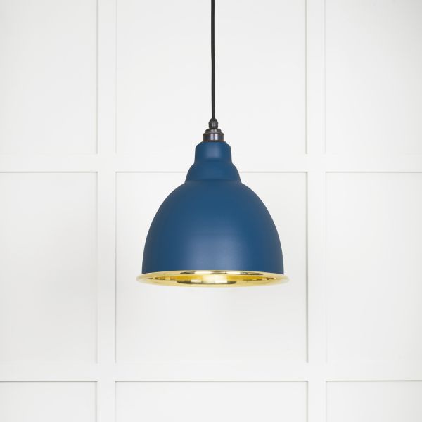 From the Anvil Smooth Brass Brindley Pendant in Upstream