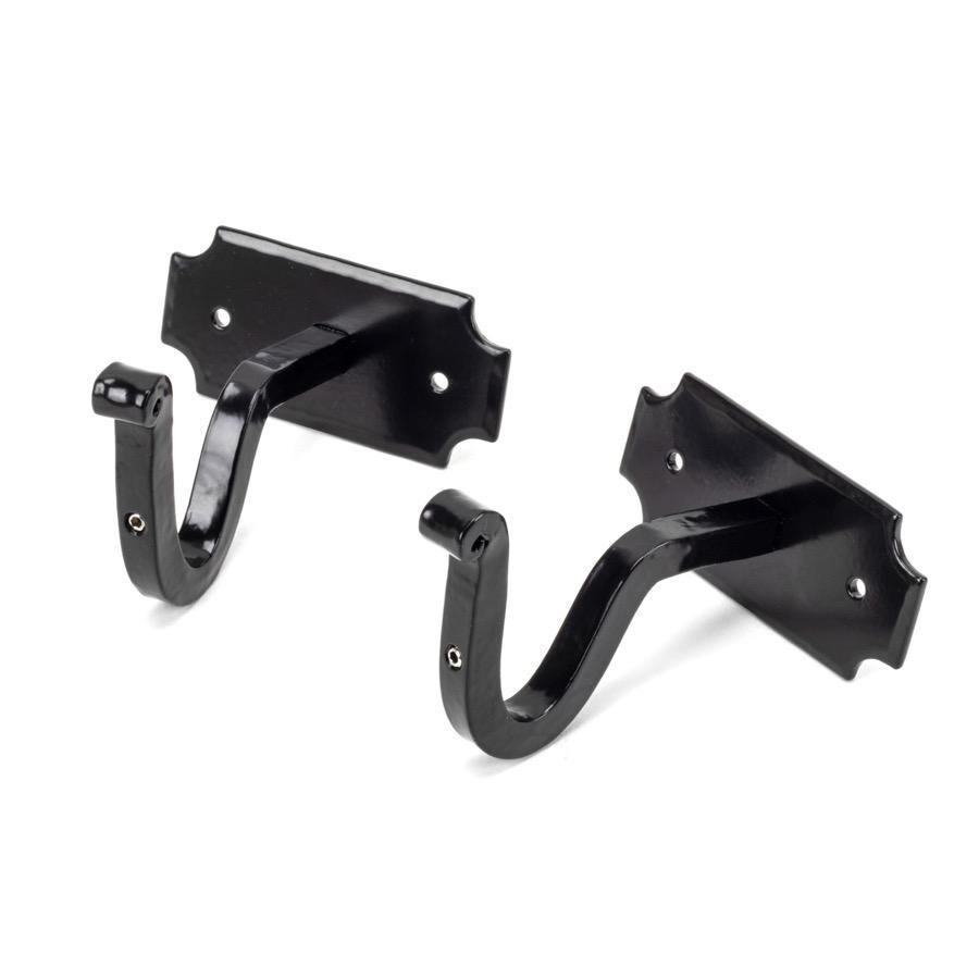 From the Anvil Black Mounting Bracket (pair) - No.42 Interiors