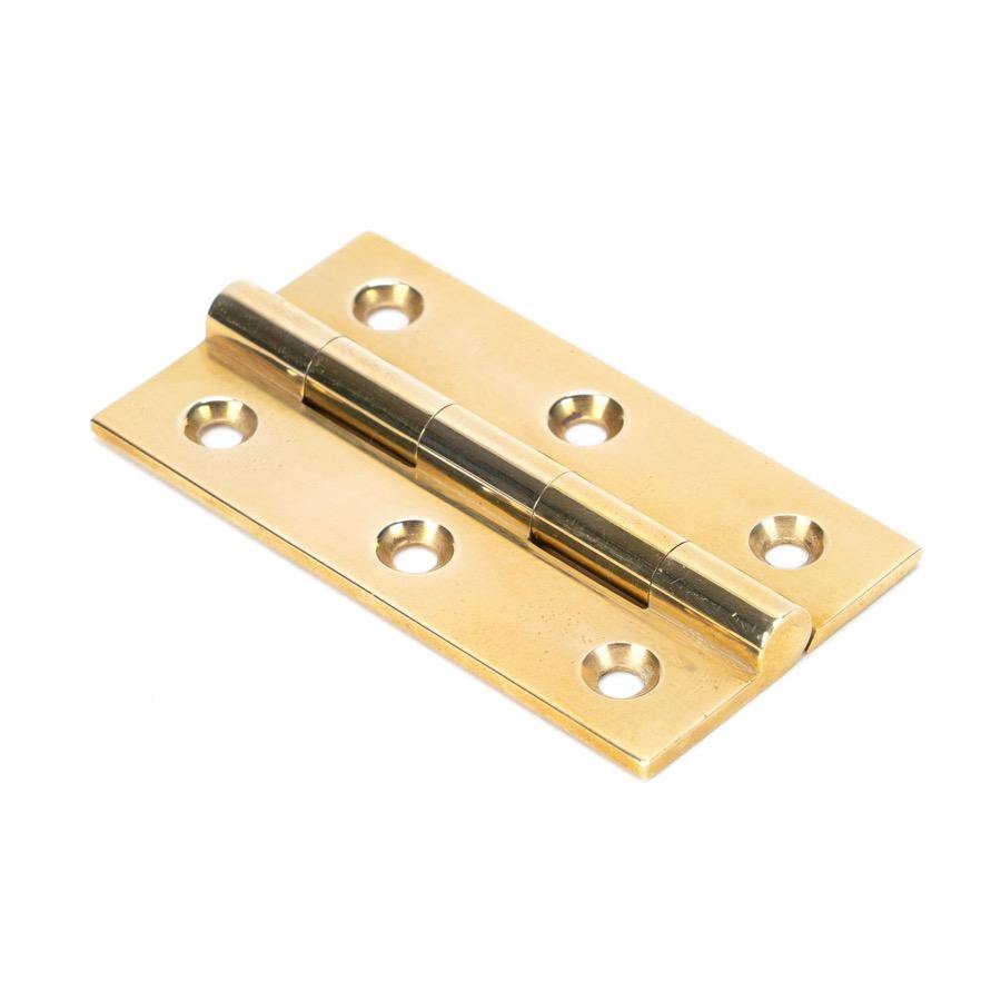 From the Anvil Polished Brass 2.5" Butt Hinge (pair) - No.42 Interiors