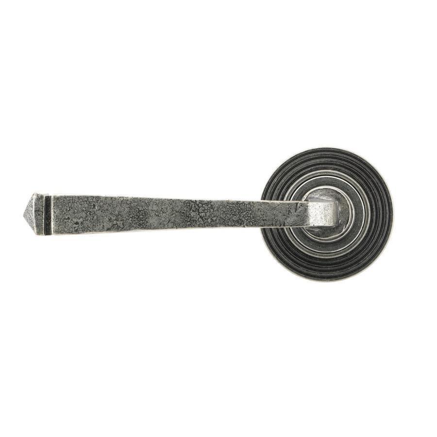 From the Anvil Pewter Avon Round Lever on Rose Set (Beehive) - Unsprung