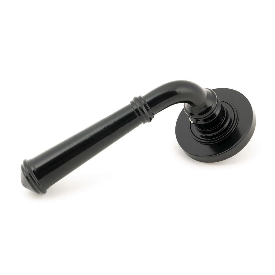 From the Anvil Black Regency Lever on Rose Set (Plain) - Unsprung - No.42 Interiors