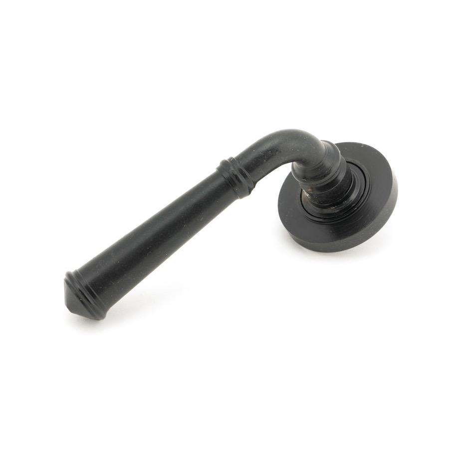From the Anvil External Beeswax Regency Lever on Rose Set (Plain) - Unsprung - No.42 Interiors