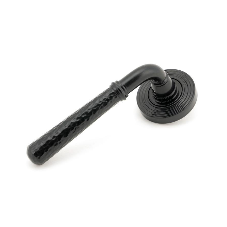 From the Anvil Black Hammered Newbury Lever on Rose Set (Beehive) - Unsprung