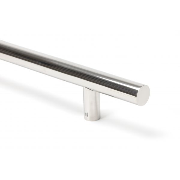 From the Anvil Polished SS (316) 0.6m T Bar Handle B2B Fix 32mm