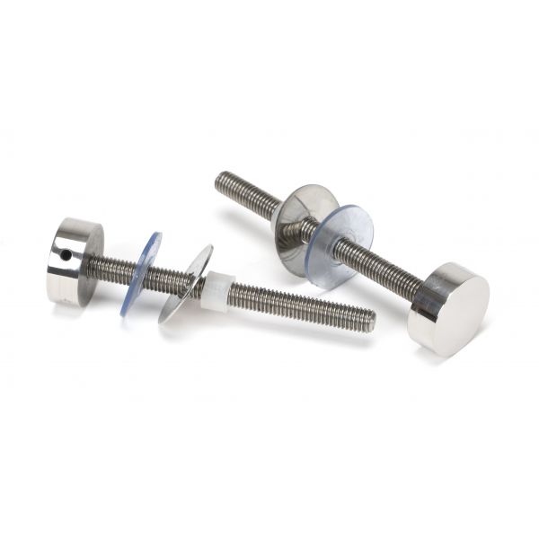 From the Anvil Polished SS (304) 100mm Bolt Fixings for T Bar (2)