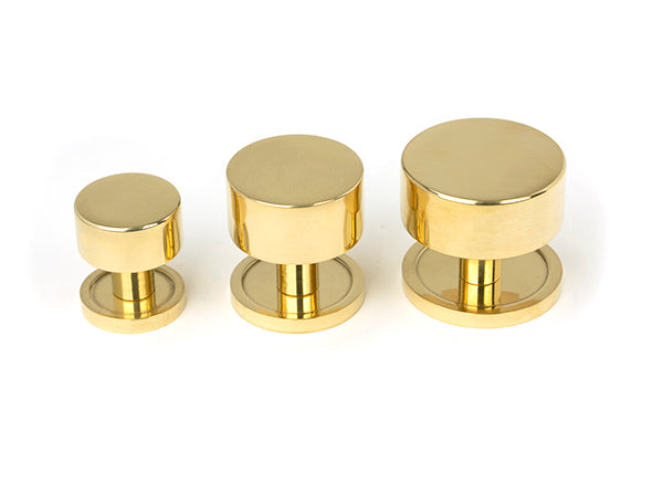 Polished Brass Kelso Cabinet Knob - 32mm (Plain)