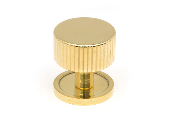 Polished Brass Judd Cabinet Knob - 32mm (Plain)