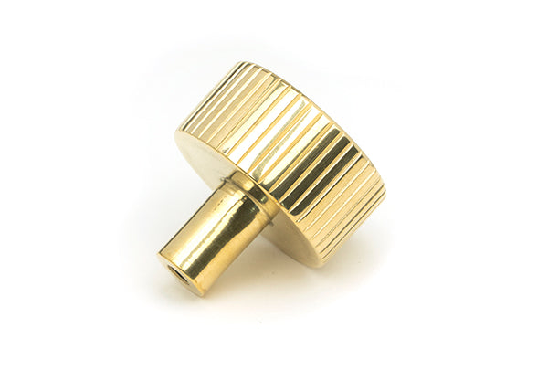 Polished Brass Judd Cabinet Knob - 32mm (No Rose)