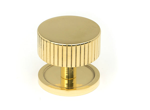 Polished Brass Judd Cabinet Knob - 38mm (Plain)