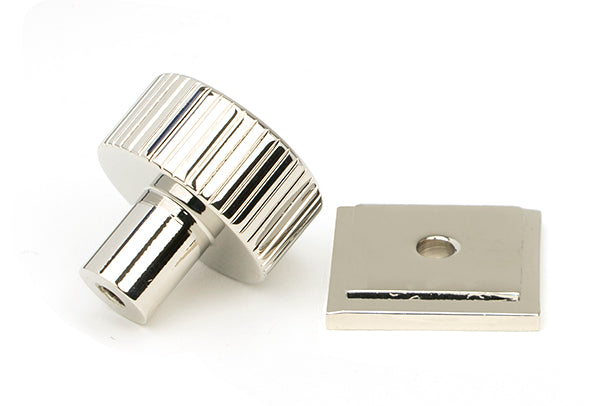 Polished Nickel Judd Cabinet Knob - 25mm (Plain)