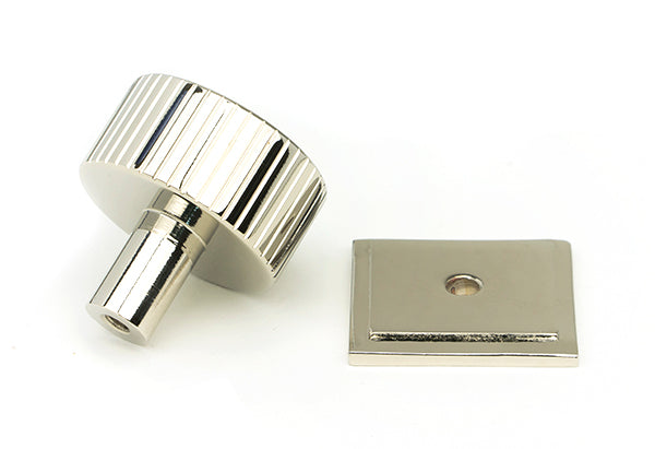 Polished Nickel Judd Cabinet Knob - 32mm (Square)