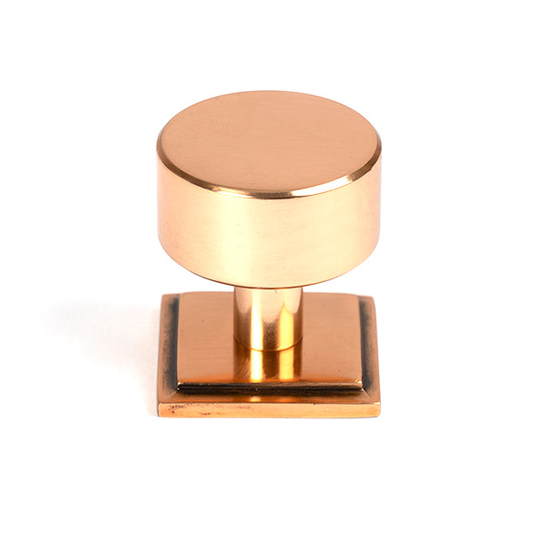 Polished Bronze Kelso Cabinet Knob - 32mm (Square)