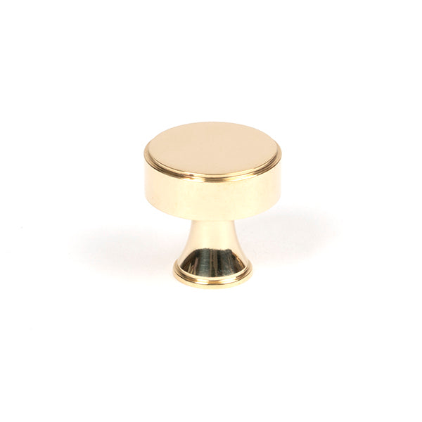Polished Brass Scully Cabinet Knob - 25mm