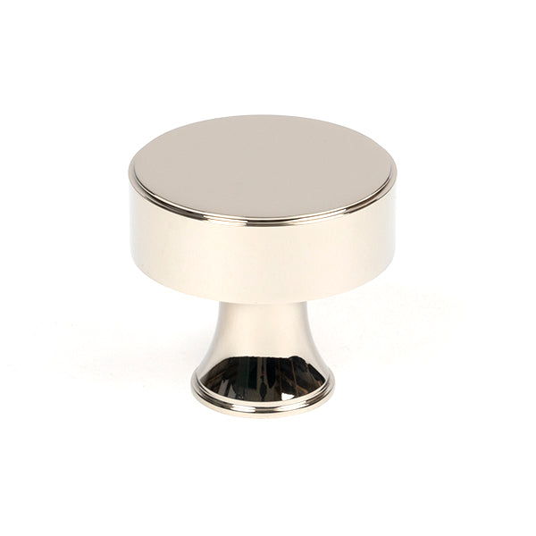 Polished Nickel Scully Cabinet Knob - 38mm
