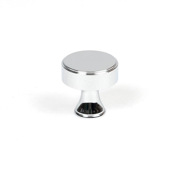 Polished Chrome Scully Cabinet Knob - 25mm