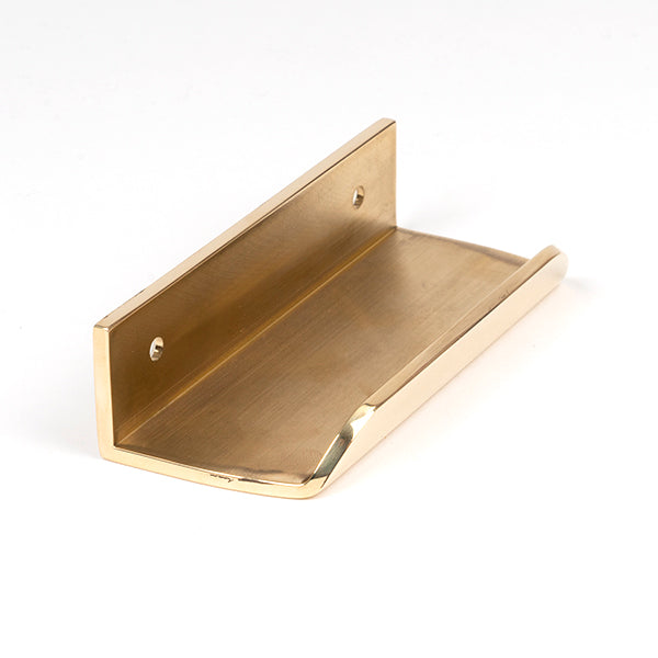 Polished Brass 100mm Moore Edge Pull