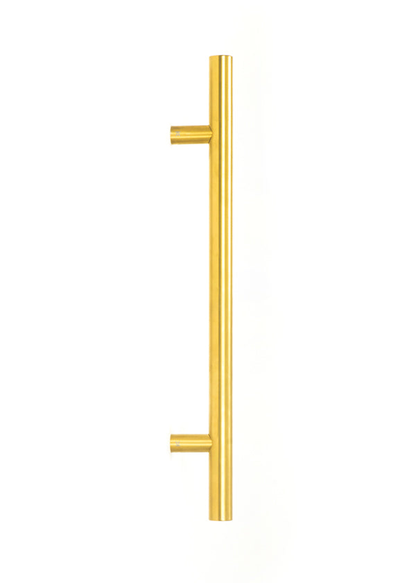 Aged Brass (316) 0.6m T Bar Handle Secret Fix 32mm Ø