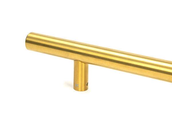 Aged Brass (316) 0.6m T Bar Handle Secret Fix 32mm Ø