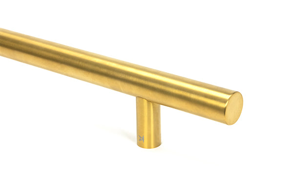 Aged Brass (316) 0.6m T Bar Handle Bolt Fix 32mm Ø