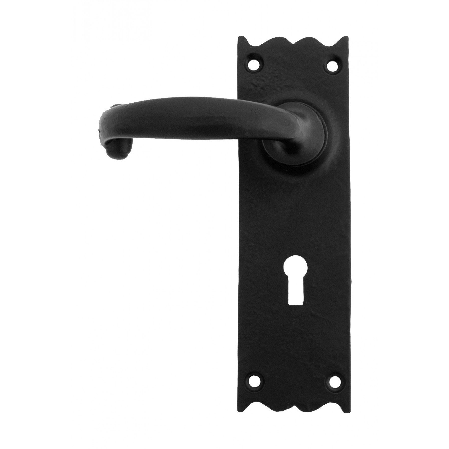 From the Anvil Black Cottage Lever Lock Set - No.42 Interiors