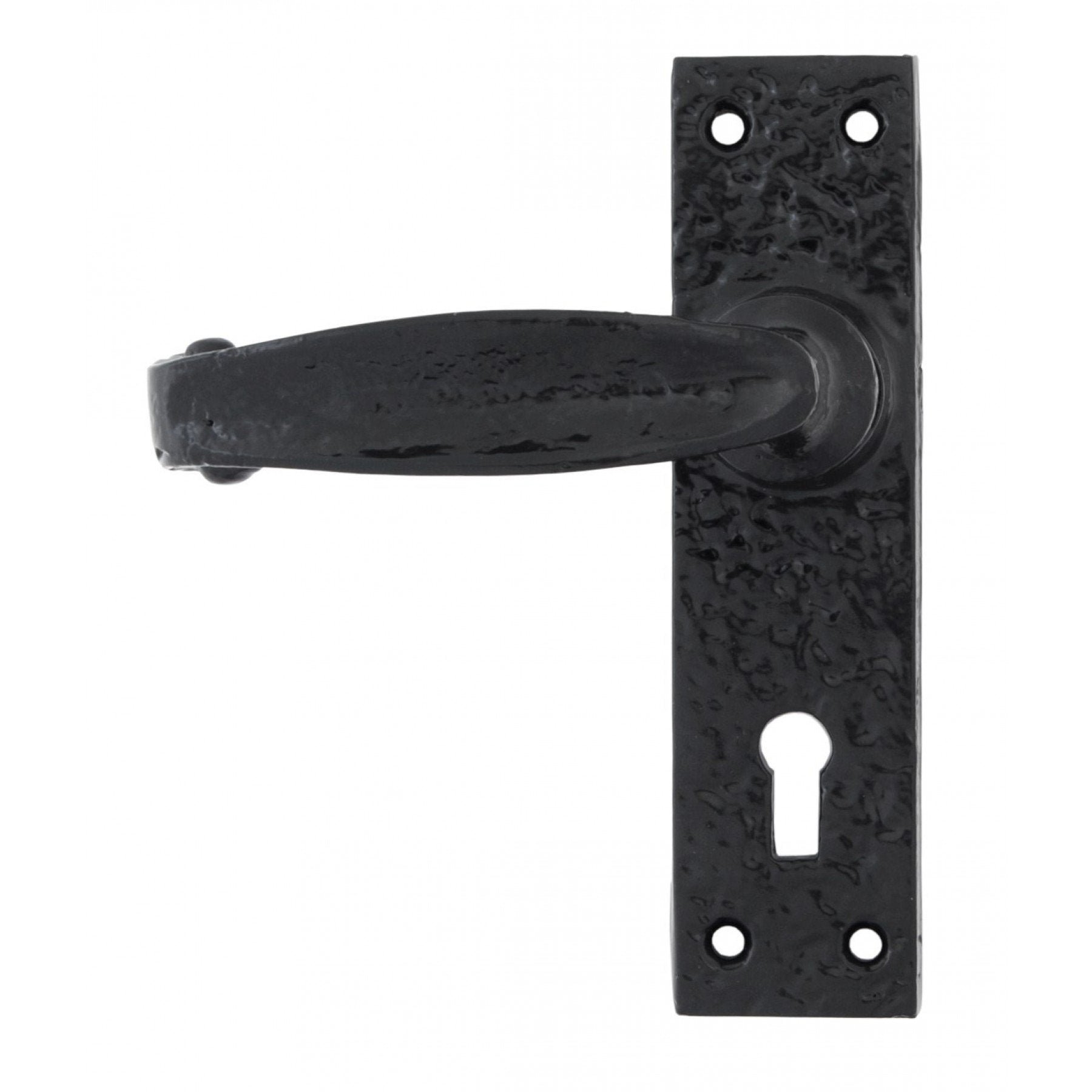 From The Anvil Black Lever Lock Set - No.42 Interiors