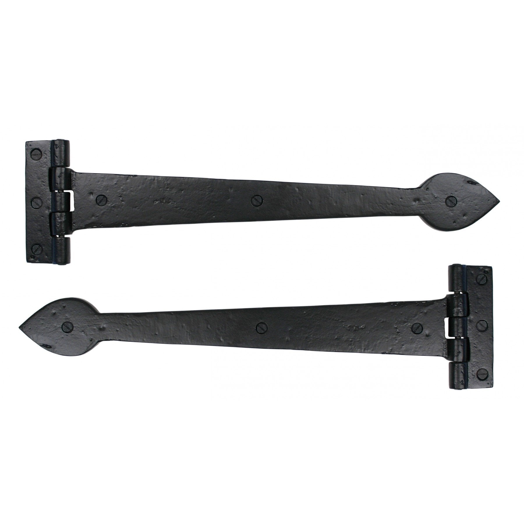 From the Anvil Black Smooth 16" T Hinge (pair) - No.42 Interiors