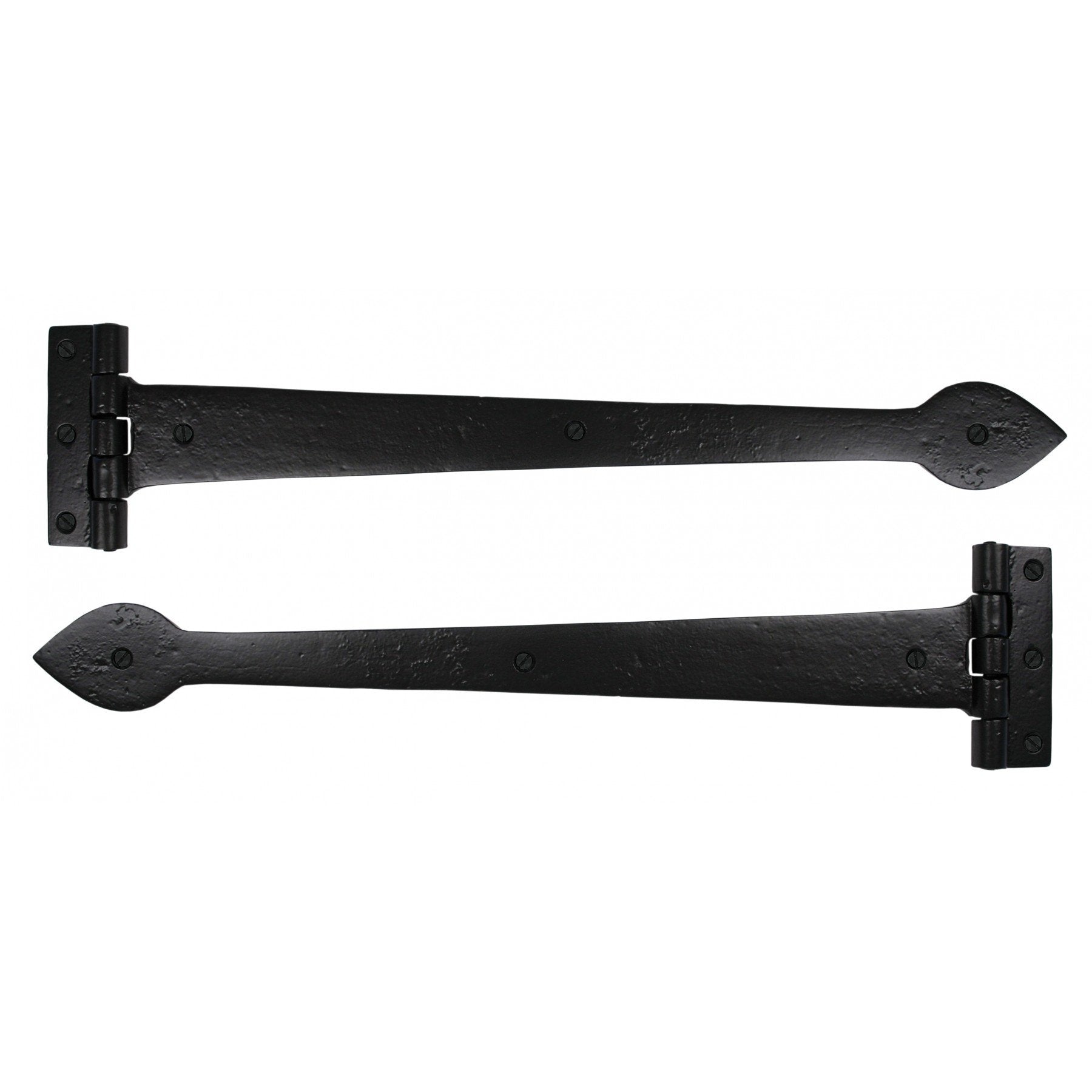 From the Anvil Black Smooth 18" T Hinge (pair) - No.42 Interiors