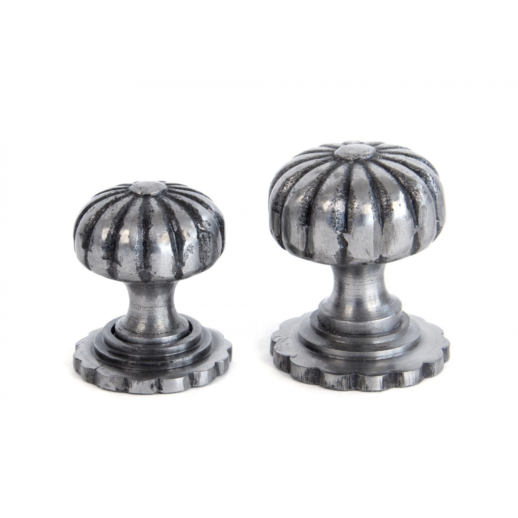 From the Anvil Natural Smooth Cabinet Knob (with base) - Small - No.42 Interiors