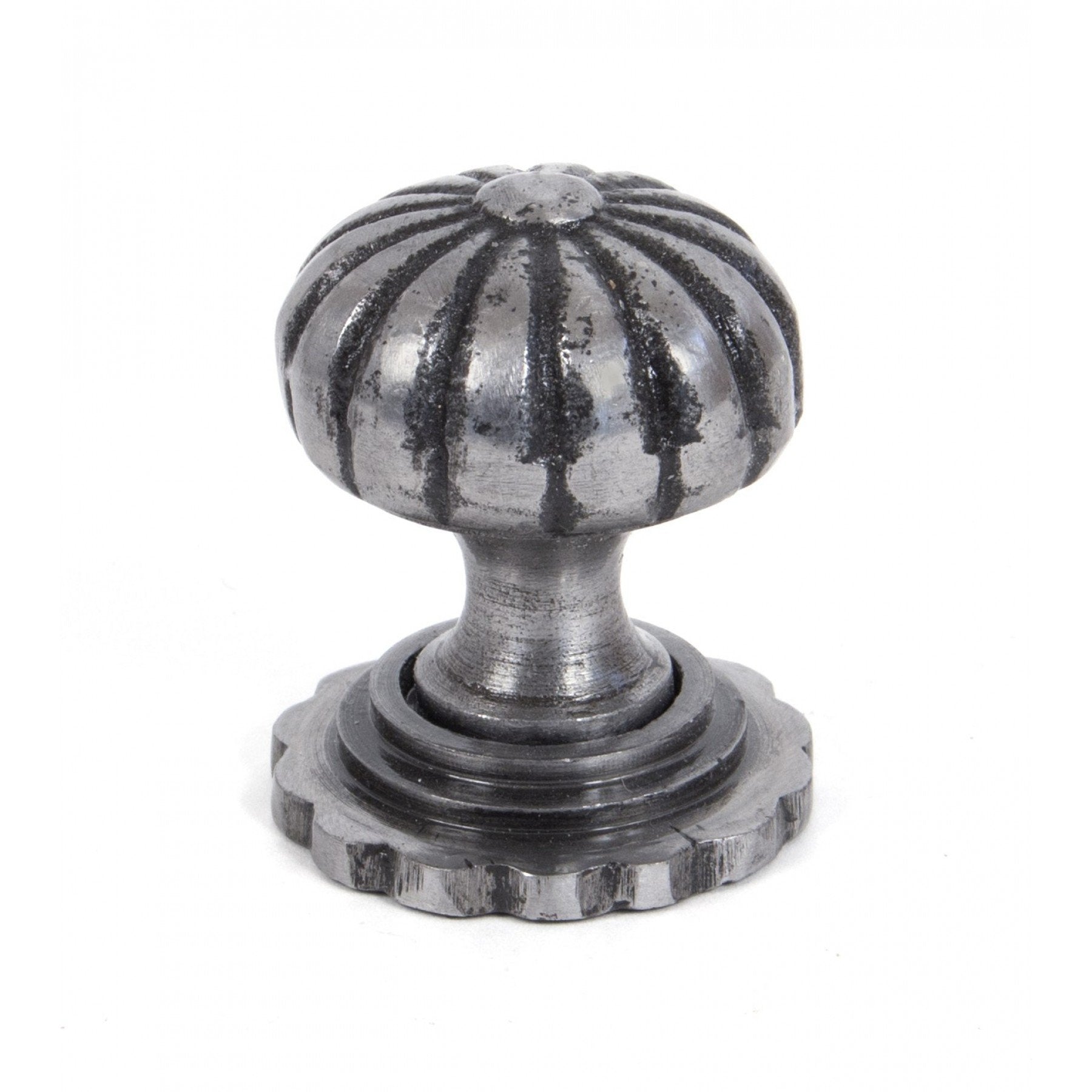 From the Anvil Natural Smooth Cabinet Knob (with base) - Large