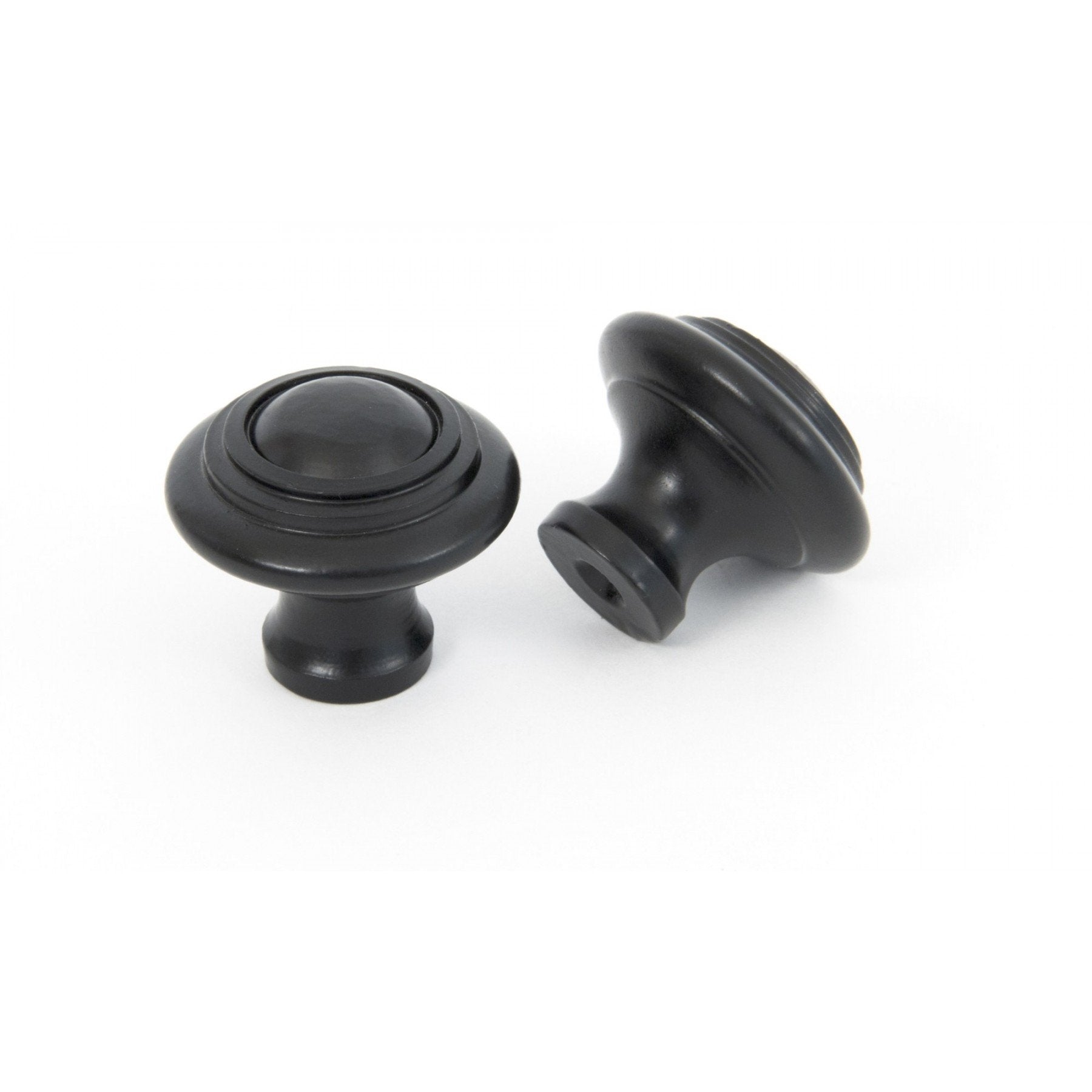 From the Anvil Black Cabinet Knob - Small
