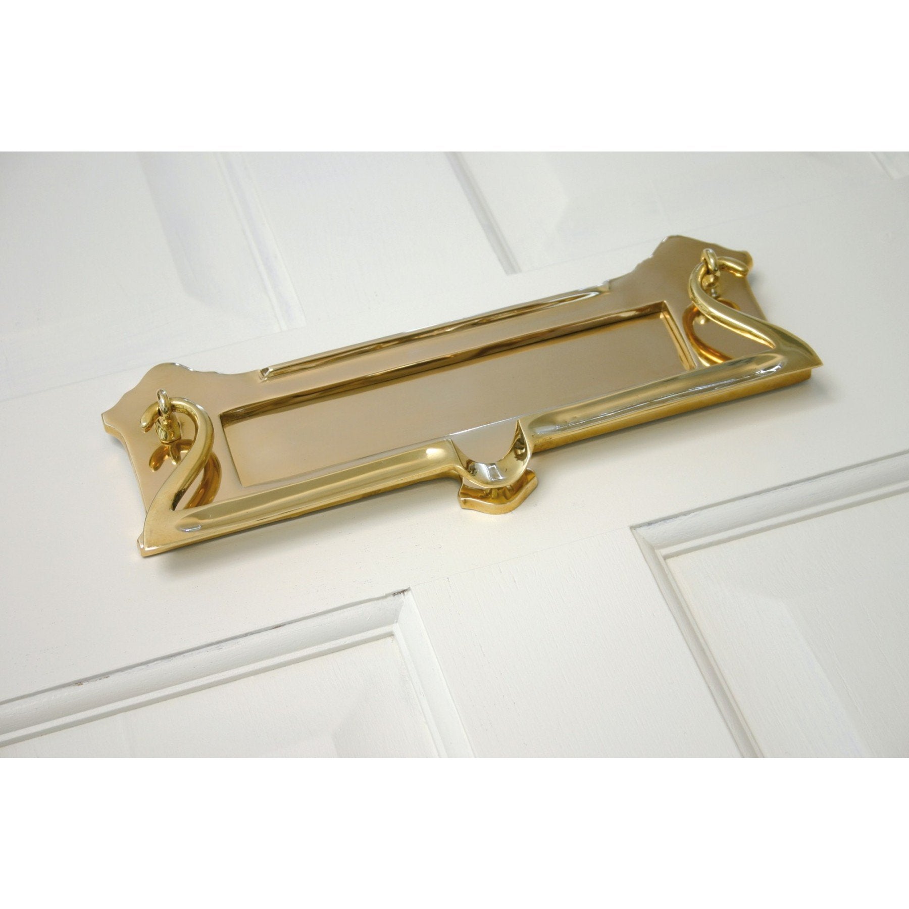 From the Anvil Polished Brass Postal Letterplate