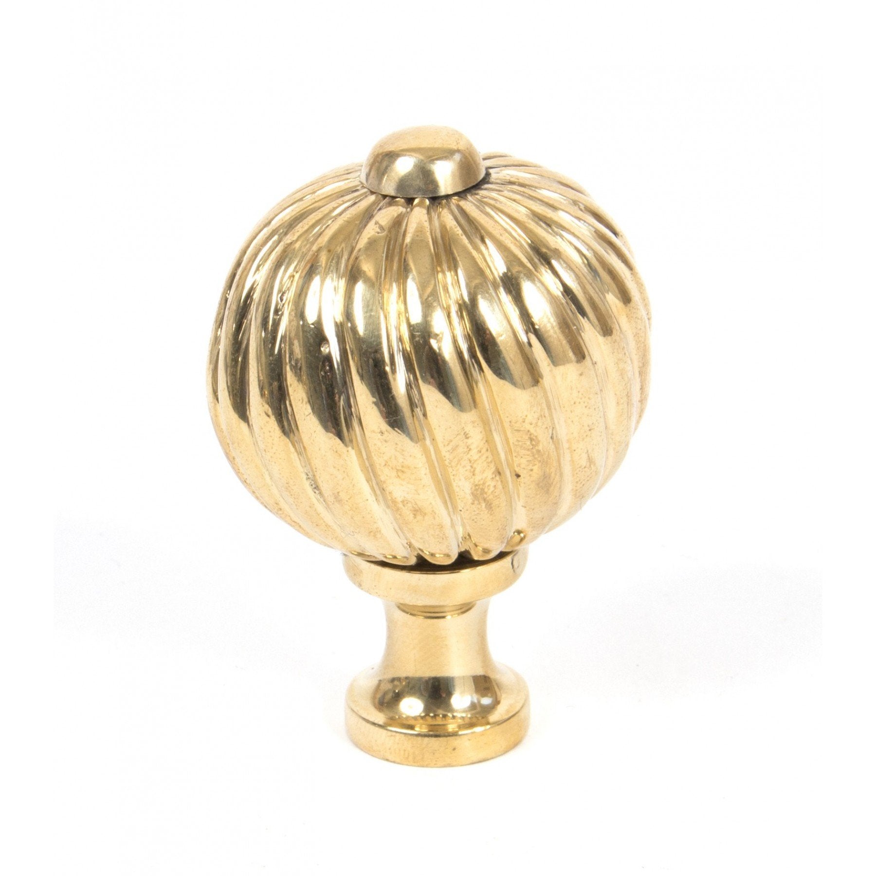 From the Anvil Polished Brass Spiral Cabinet Knob - Medium - No.42 Interiors