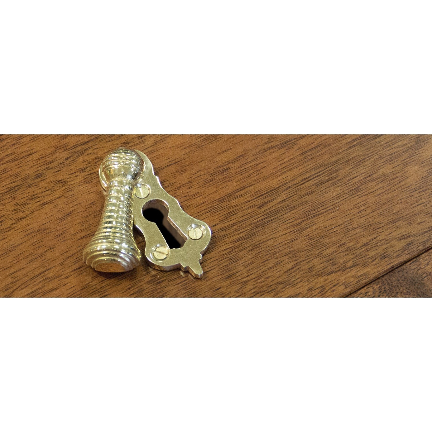 From the Anvil Polished Brass Beehive Escutcheon
