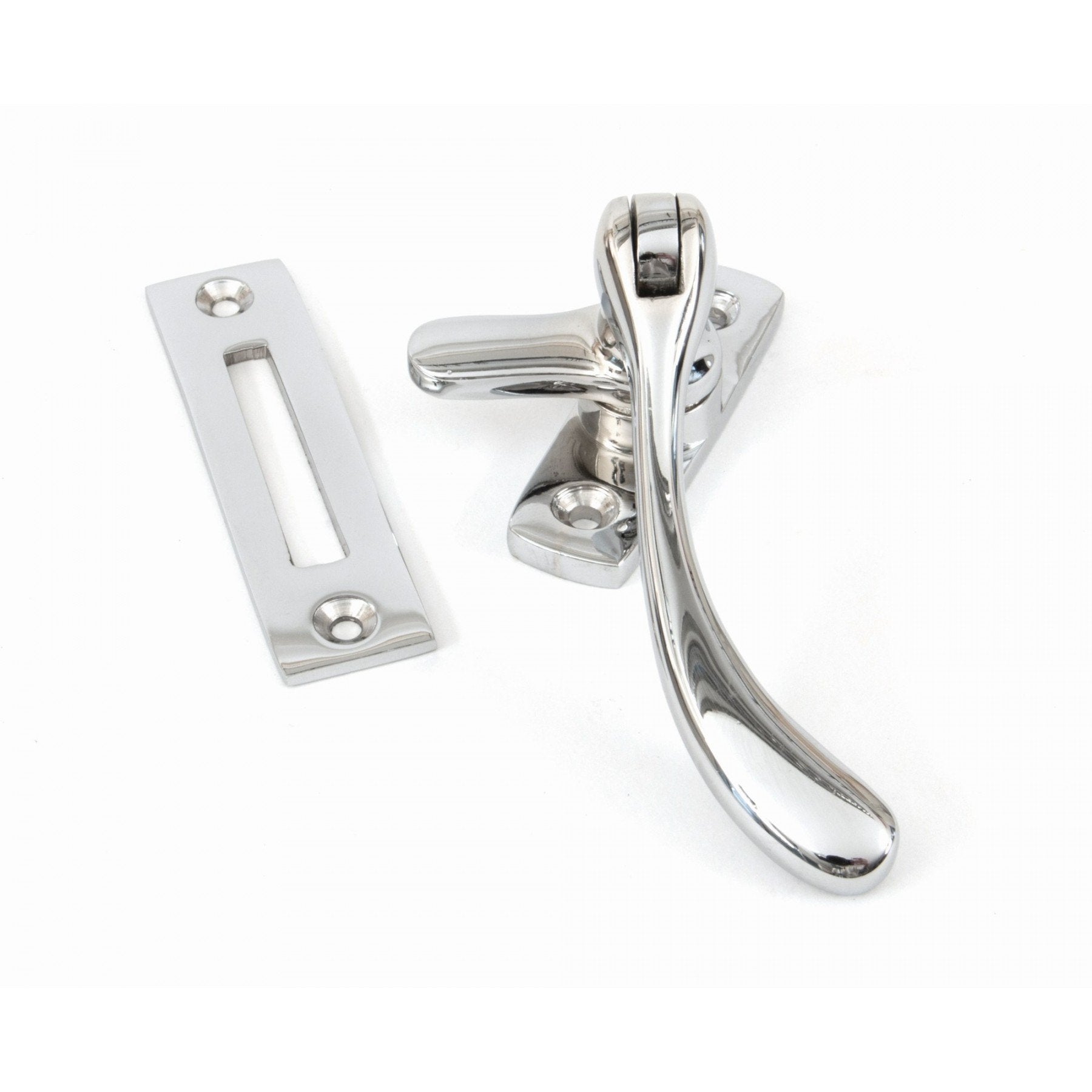 From the Anvil Polished Chrome Peardrop Fastener