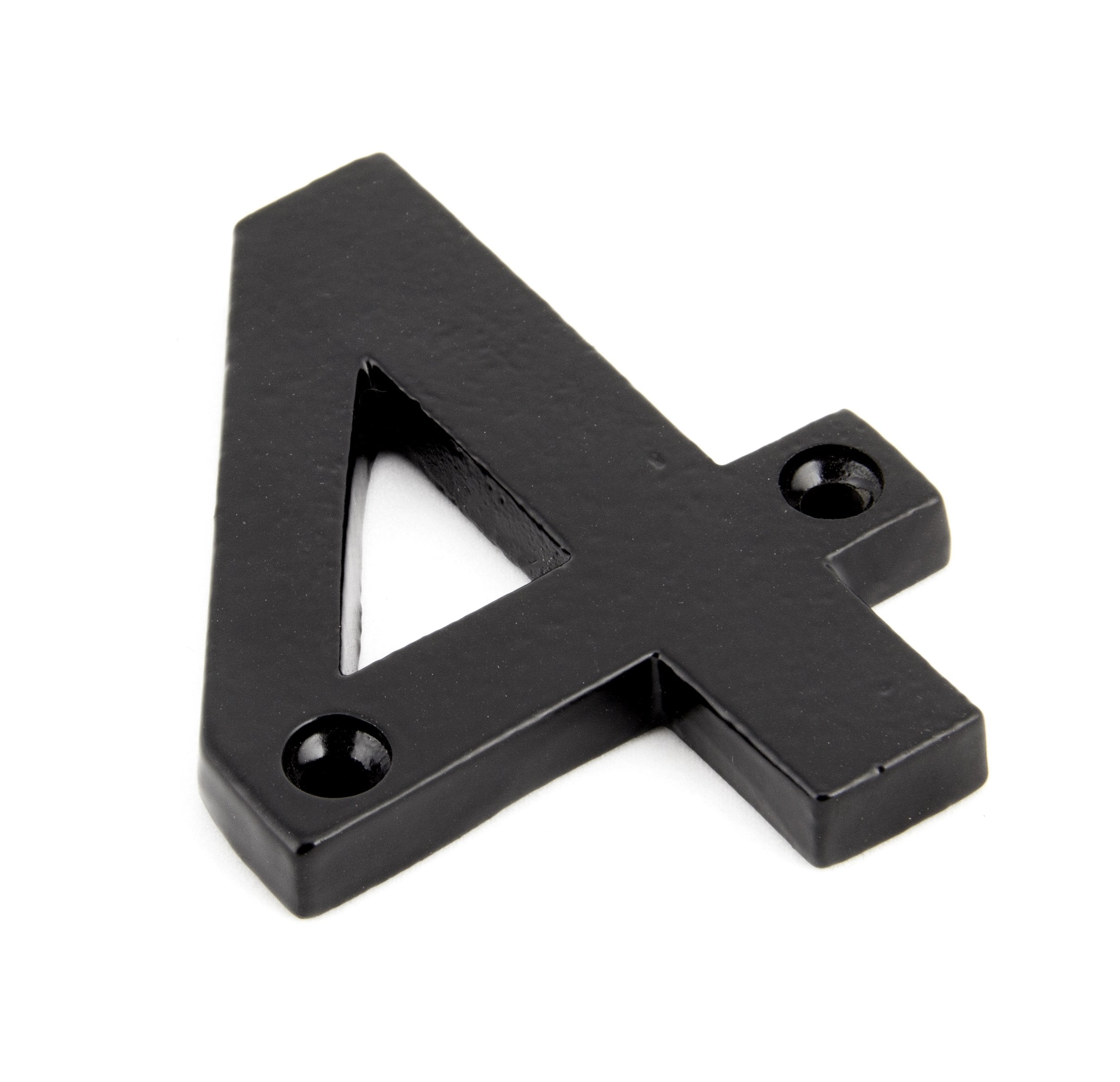From the Anvil Black Numeral 4