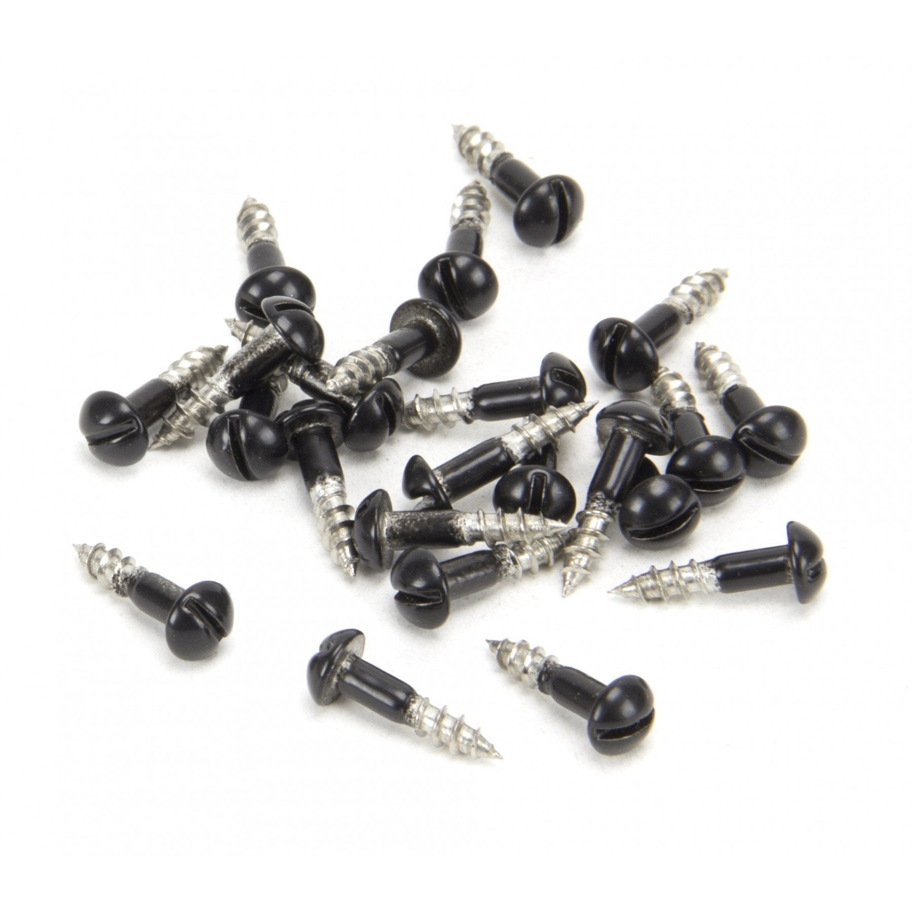From the Anvil Black SS 3.0 x 12mm Round Head Screws (25) - No.42 Interiors