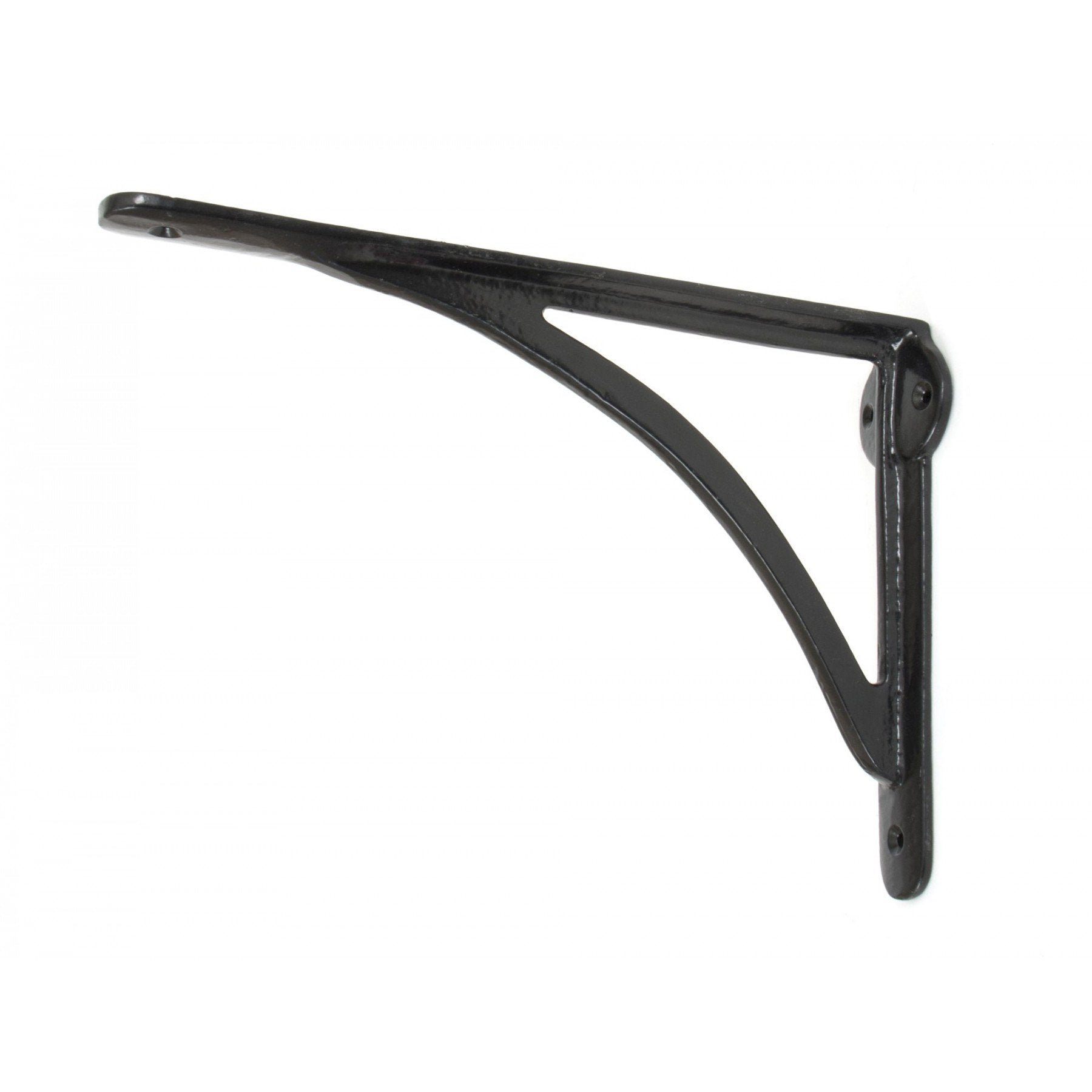 From the Anvil Black 10" x 7" Curved Shelf Bracket - No.42 Interiors