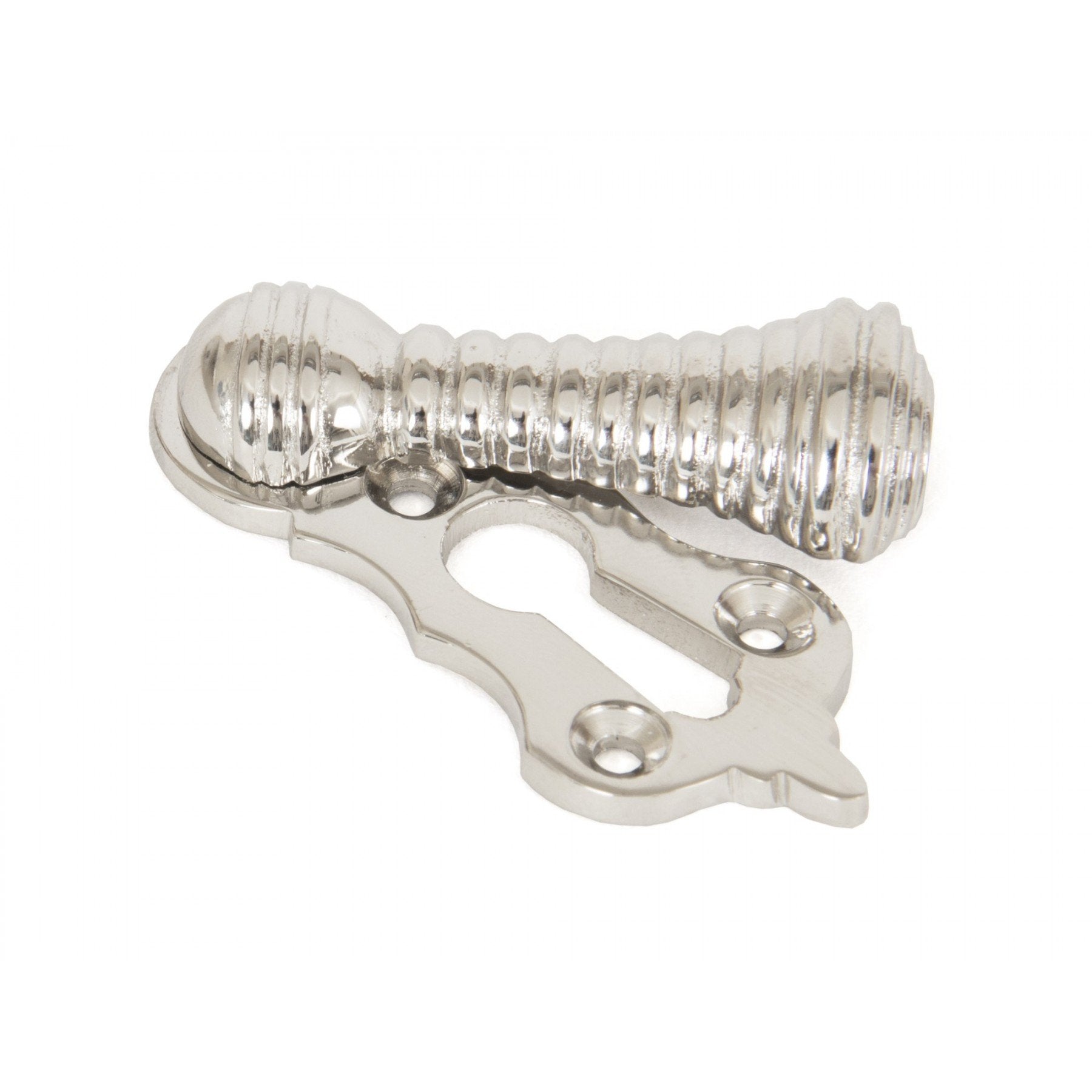 From the Anvil Polished Nickel Beehive Escutcheon - No.42 Interiors