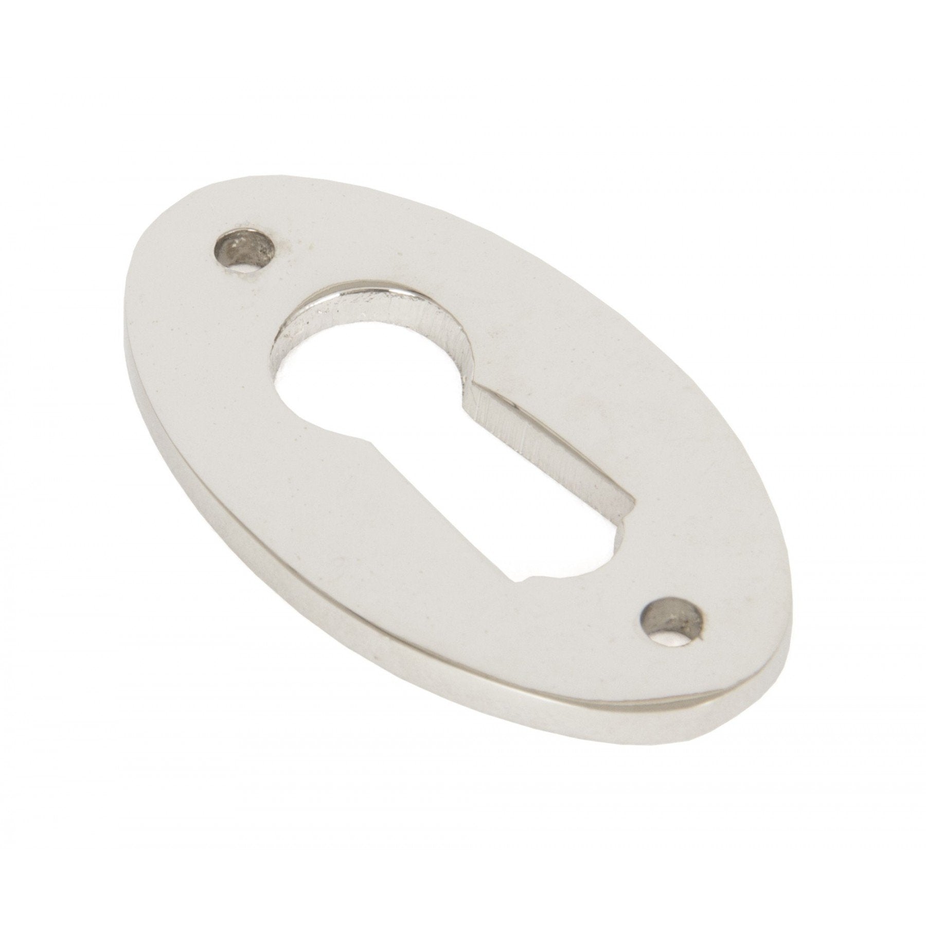 From the Anvil Polished Nickel Oval Escutcheon