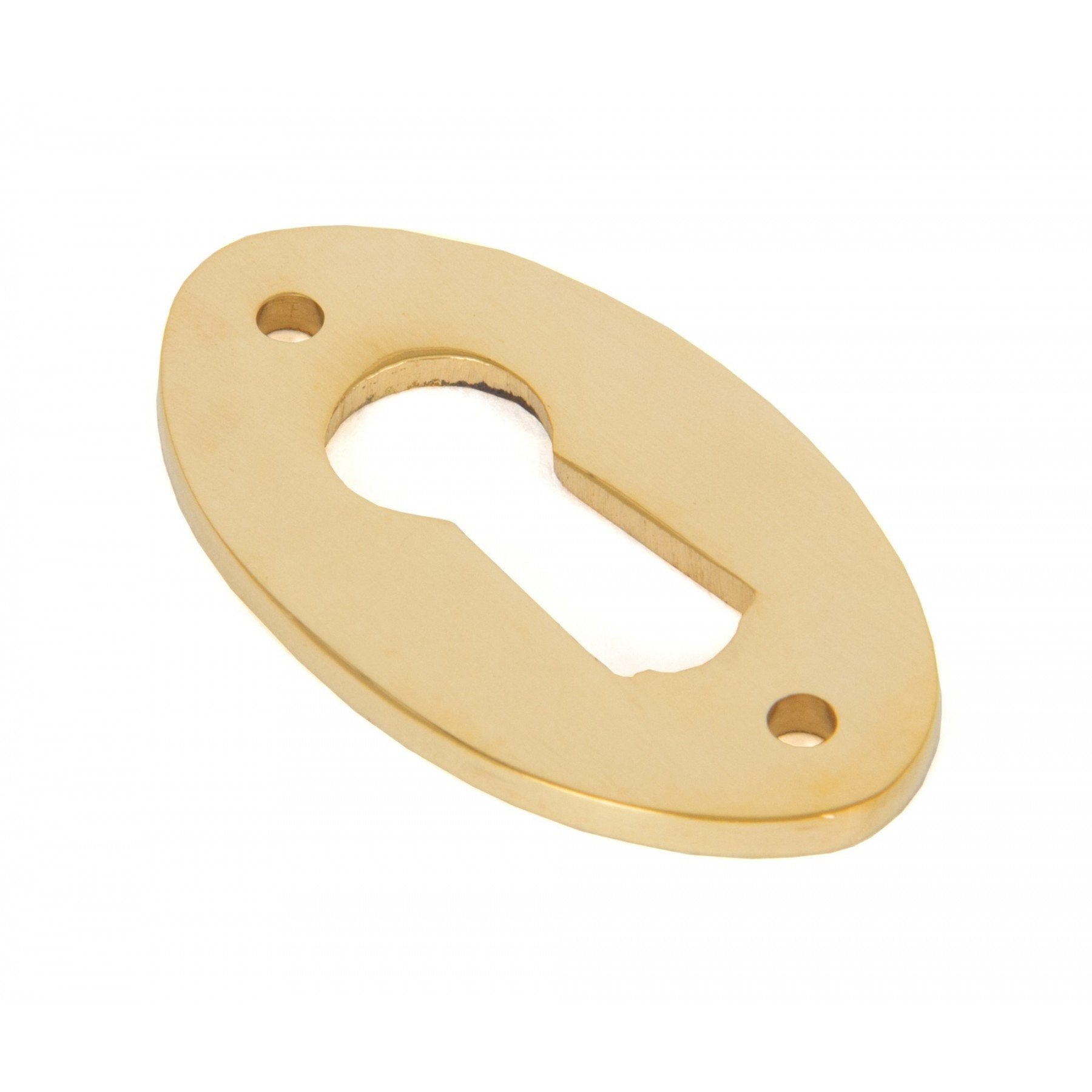 From the Anvil Polished Brass Oval Escutcheon