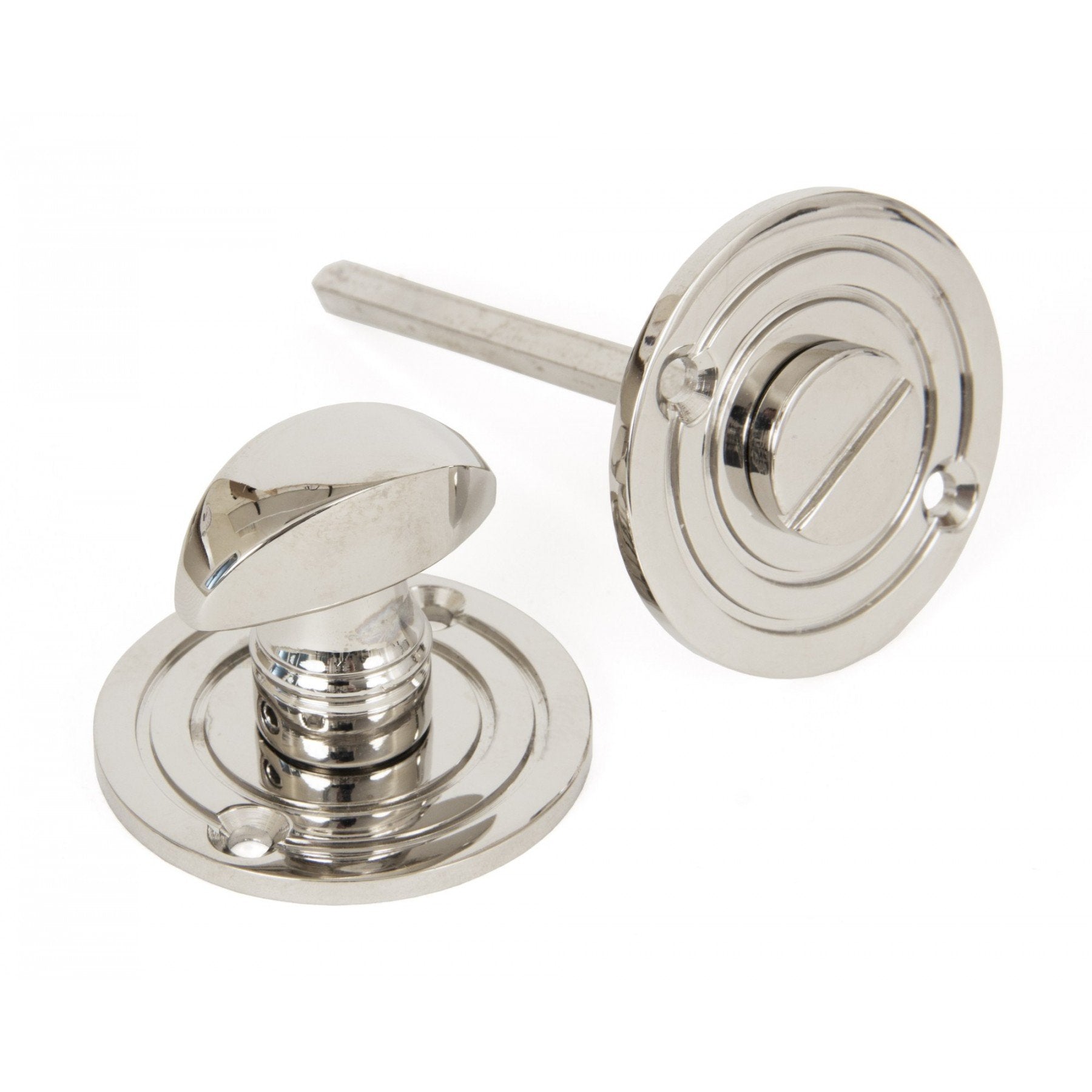 From the Anvil Polished Nickel Round Bathroom Thumbturn
