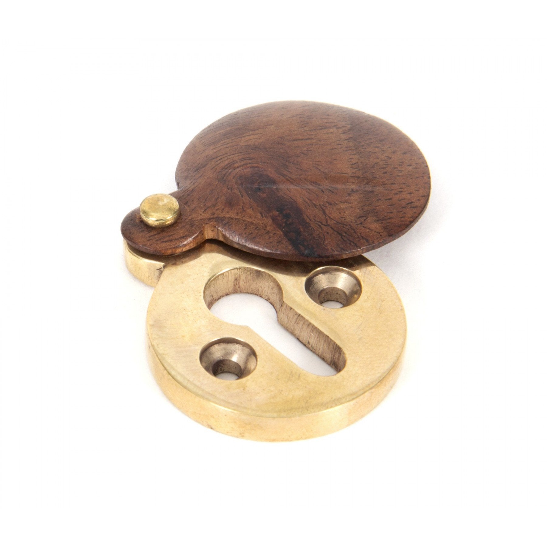 From the Anvil Rosewood Round Escutcheon - No.42 Interiors