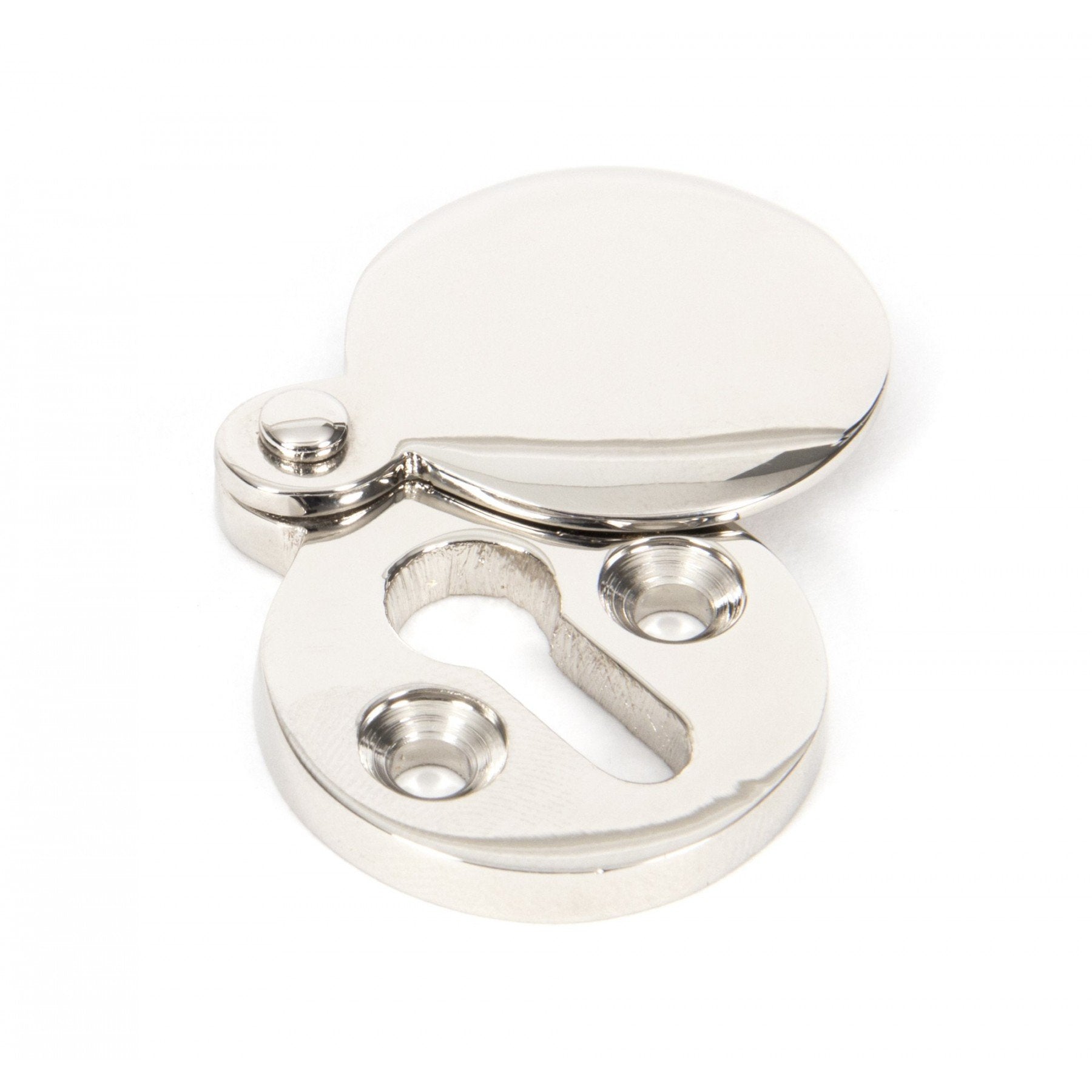 From the Anvil Polished Nickel Round Escutcheon - No.42 Interiors