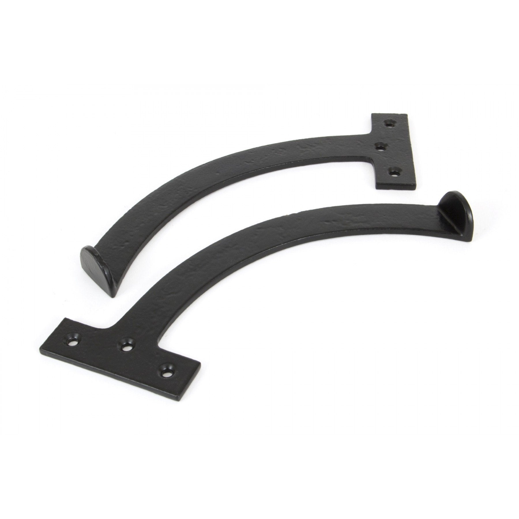 From the Anvil 8 1/2" Quadrant Stay (pair) - Black - No.42 Interiors