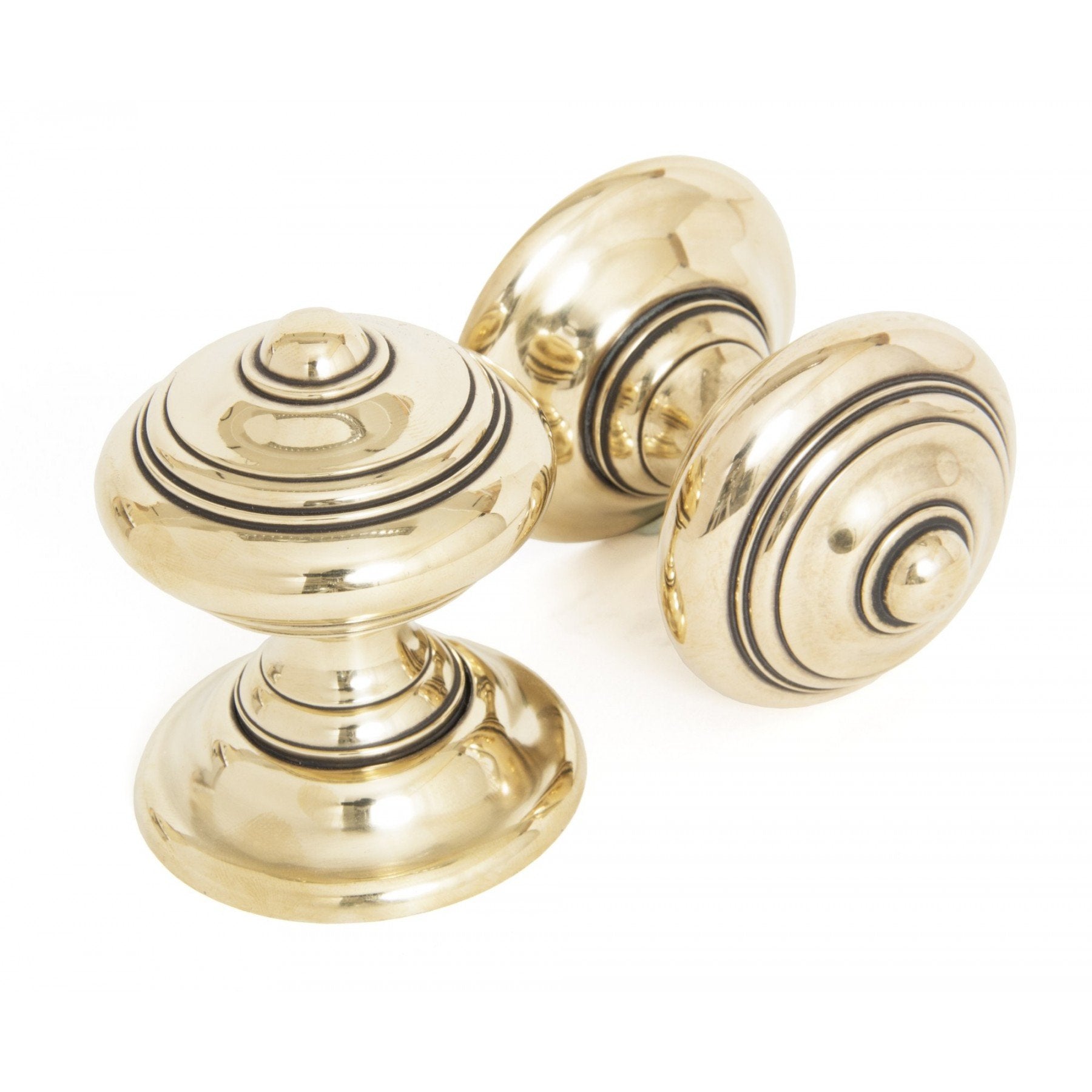 From the Anvil Aged Brass Elmore Concealed Mortice Knob Set