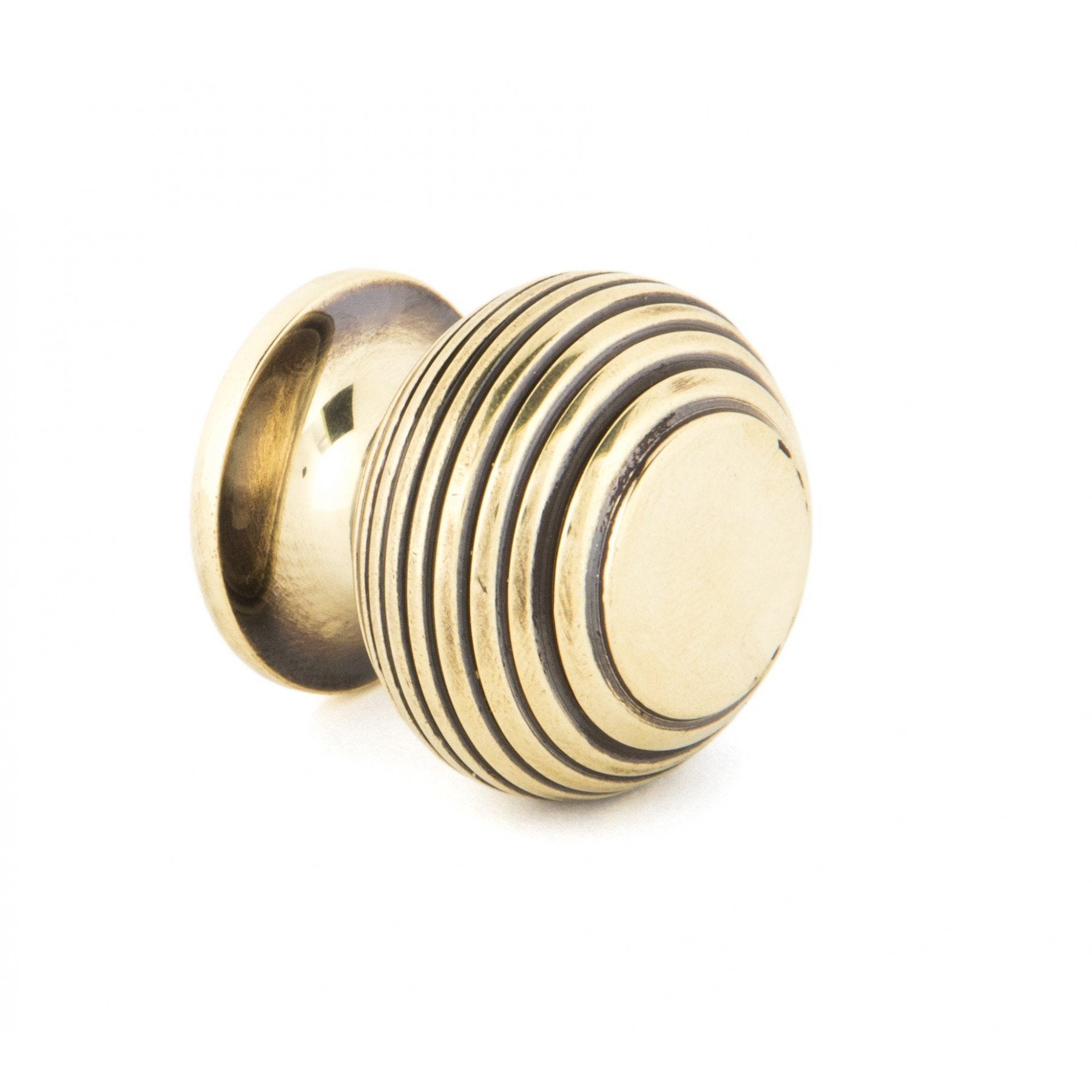 From the Anvil Aged Brass Beehive Cabinet Knob - Small - No.42 Interiors
