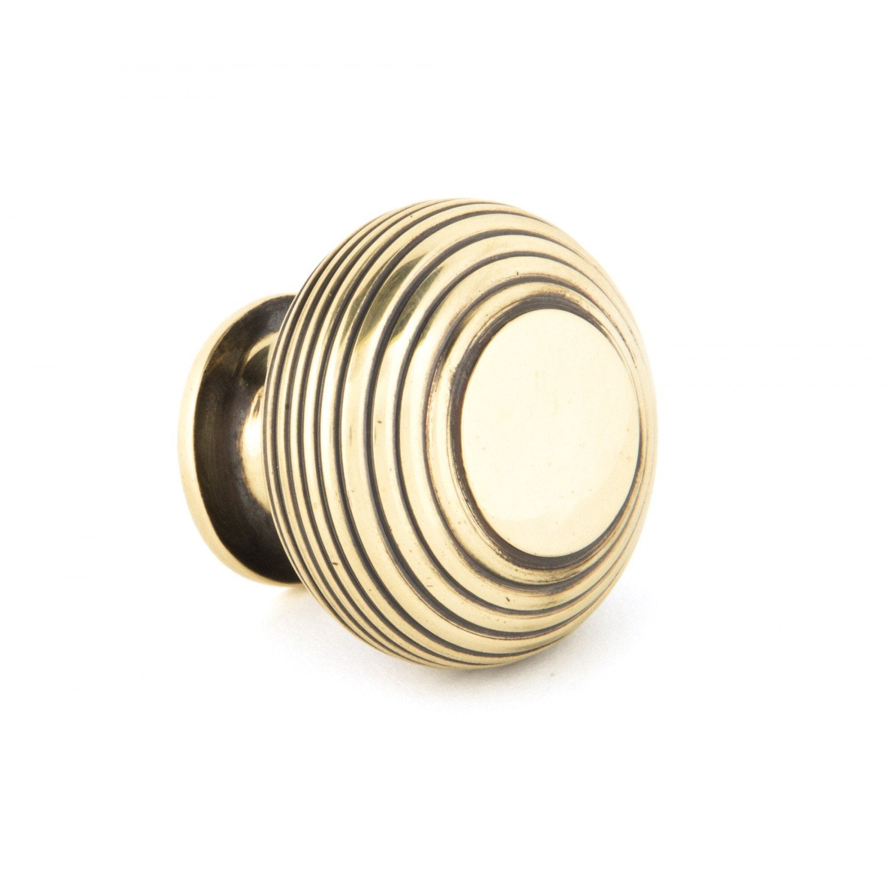From the Anvil Aged Brass Beehive Cabinet Knob - Large