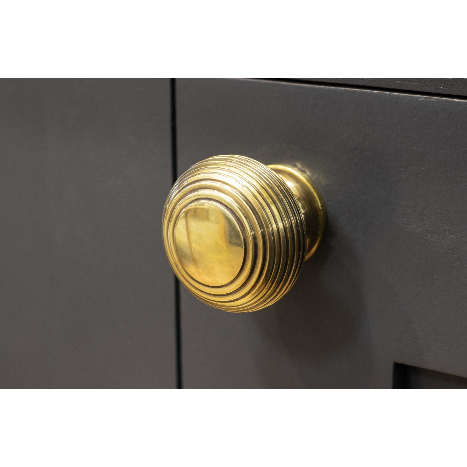 From the Anvil Aged Brass Beehive Cabinet Knob - Large